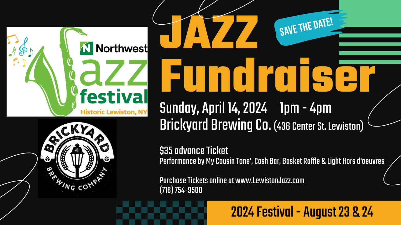 Jazz Fundraiser- April 14th at Brickyard Brewing Co Image